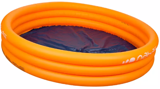 image of Nabaiji brand, inflatable circular pool 152/37cm, orange