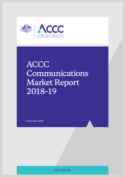 Communications market report 2018-19 cover