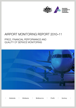 Airport monitoring report 2010-11 cover