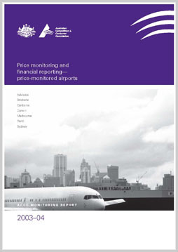 Airport monitoring report 2003-04: Price and financial cover