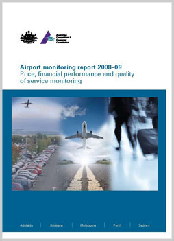 Airport monitoring report 2008-09 cover
