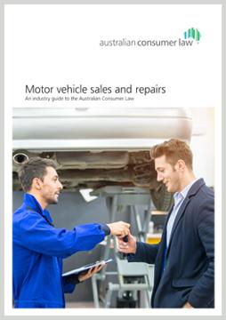 Motor vehicle sales and repairs guide