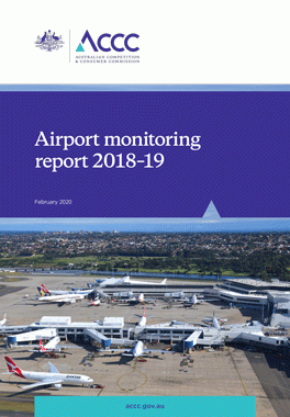 Airport monitoring report 2018-19 cover