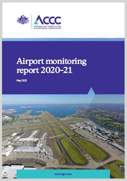 Airport monitoring report 2020-21 cover
