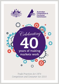 Celebrating 40 years of making markets work cover