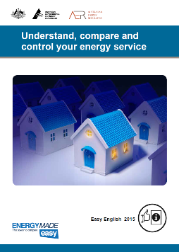 Understand, compare and control your energy service brochure cover