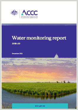 ACCC water monitoring report cover