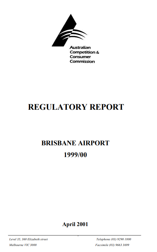 Airport monitoring report 1999-2000: Phase I airports cover