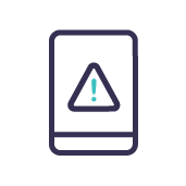 Product safety online icon
