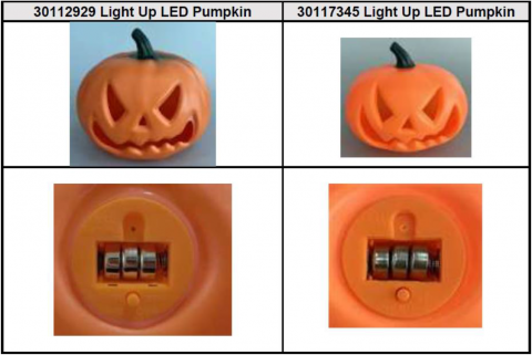The Reject Shop Light Up LED Pumpkin