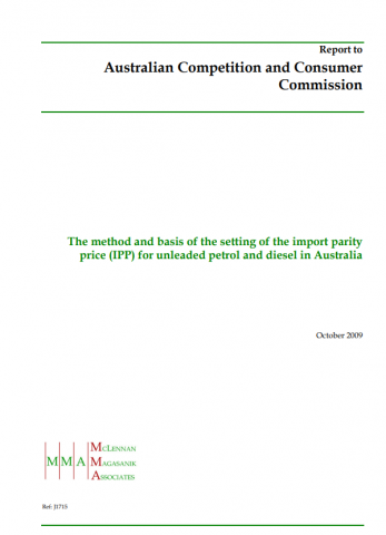 Report Australian competition and consumer commission cover