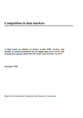 Competition in Data Markets cover