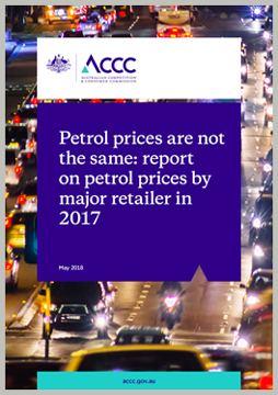 Report on petrol prices in 2017 cover