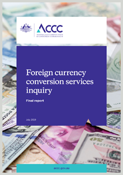 Foreign currency conversion services inquiry - final report cover