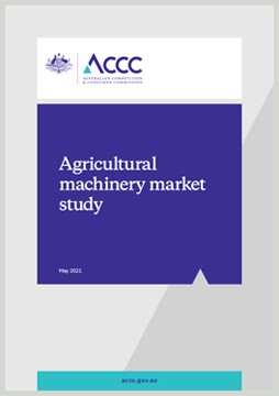 Agricultural machinery market study - final report cover