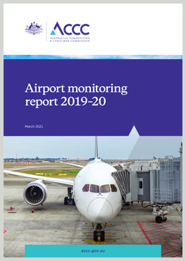 Airport monitoring report 2019-20 cover
