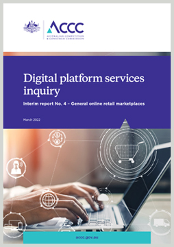 Digital platform services inquiry - March 2022 interim report cover