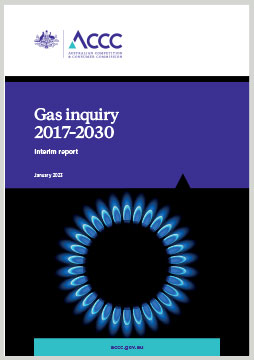 Gas inquiry January 2023 interim report cover