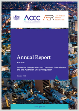 ACCC & AER Annual Report cover 2017-2018