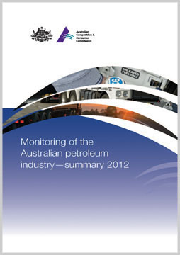 Monitoring of the Australian petroleum industry 2012 - Summary cover