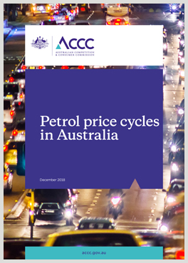 ACCC Petrol price cycles in Australia cover