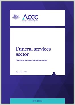 Funeral services sector report cover
