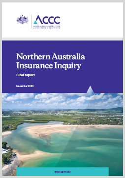 Northern Australia insurance inquiry - final report cover