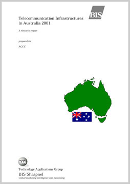 Telecommunication infrastructures in Australia 2001 cover