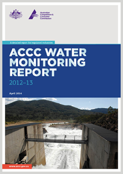 Water Monitoring Report 2012-13 cover
