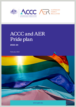 ACCC/AER Pride Plan 2022-24 cover