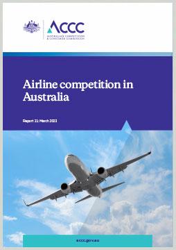 Airline competition report March 2023 cover