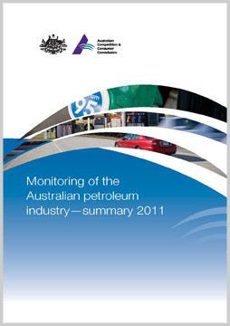Monitoring of the Australian petroleum industry 2011 - Summary cover