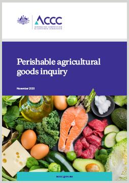 Perishable agricultural goods inquiry report cover