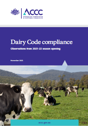 Dairy code compliance: Observations from 2021-22 season opening cover